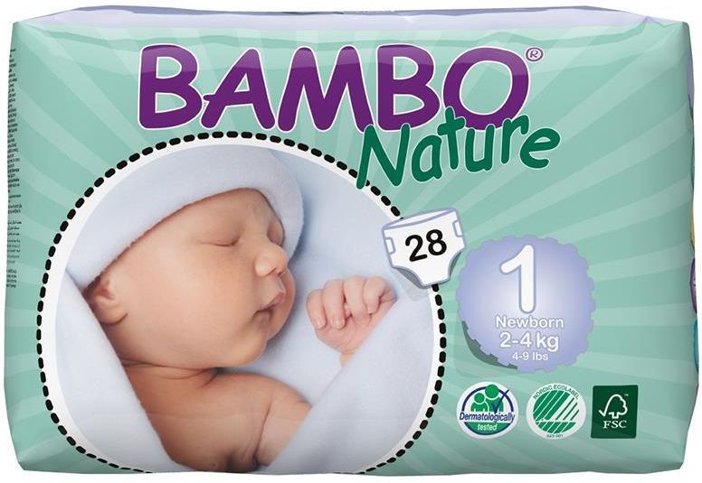 pieluszki jednorazowe bambo nature