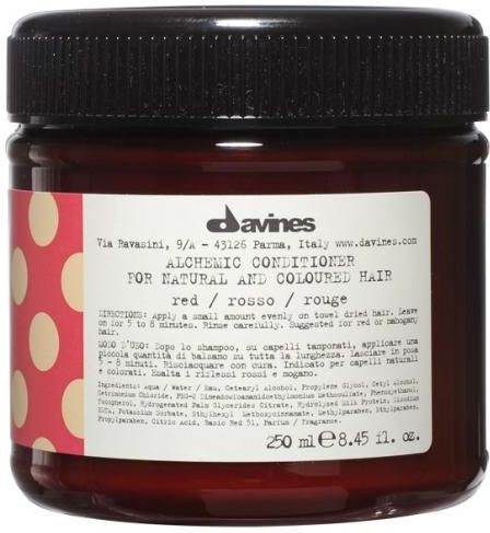 davines alchemic copper odżywka do włosów czerwonych red