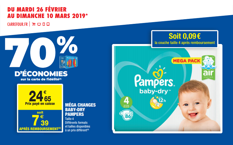 promo pampers carrefour