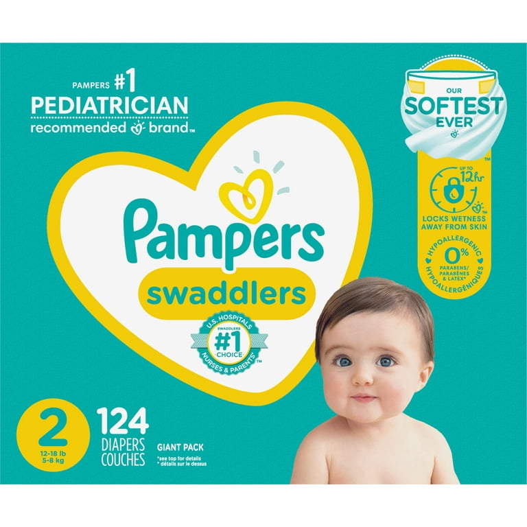 pampers 124 pack