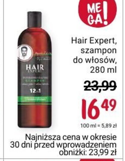 rossmann szampon i odżywka experto