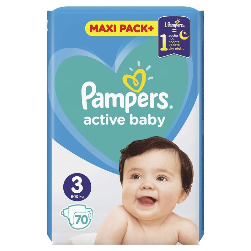 pampers maxi sleep and play a active baby