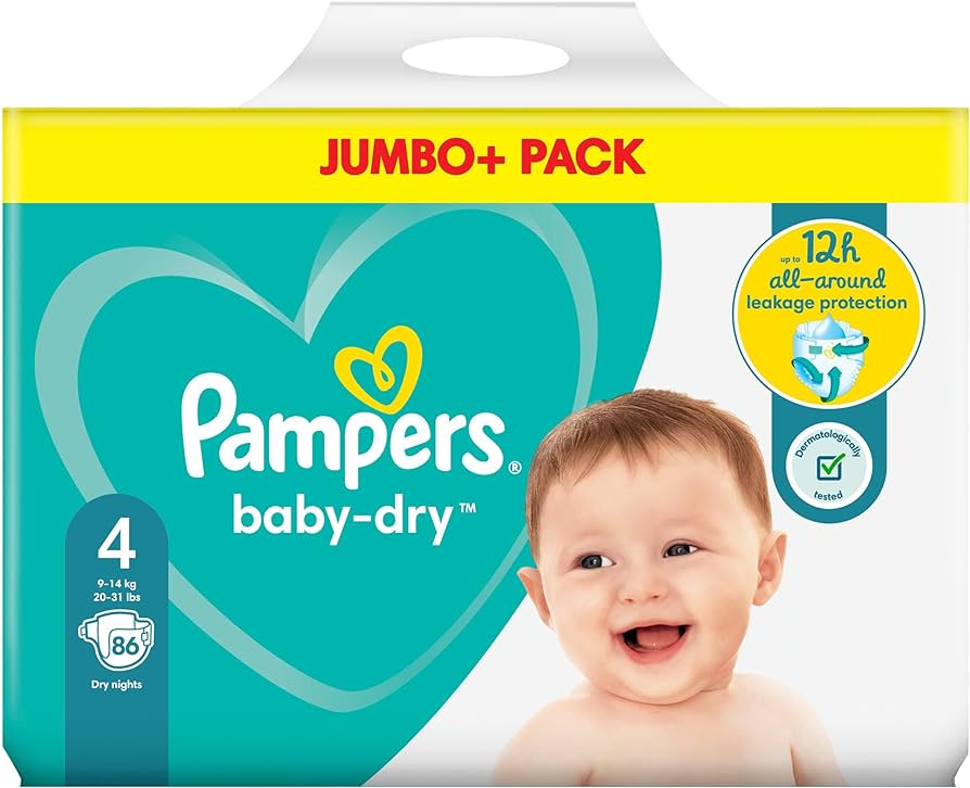 pieluchy pampers mega pack 4