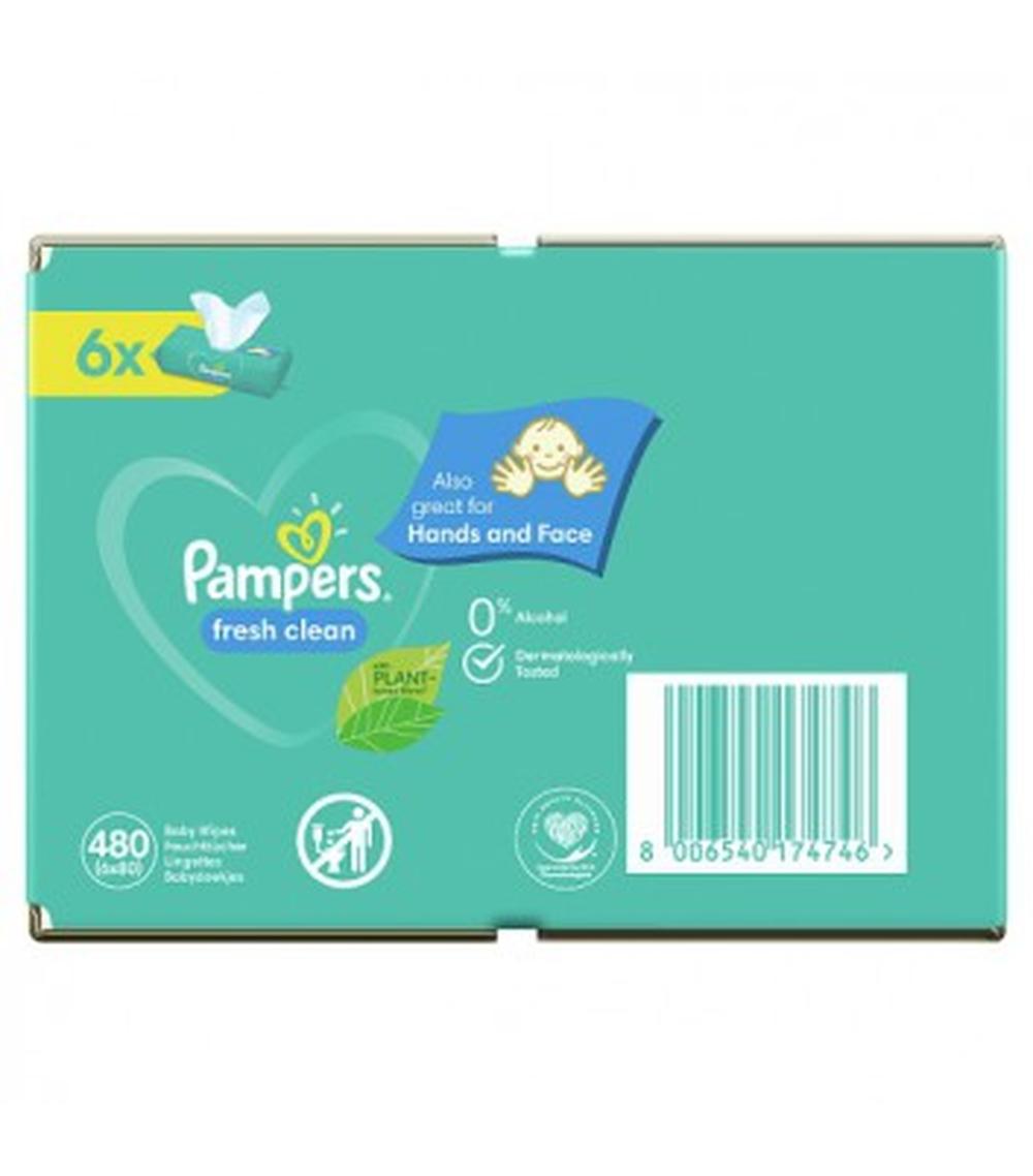 pampers natural clean skład