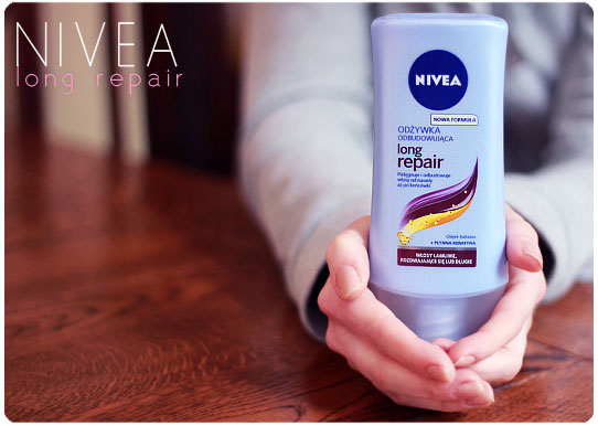 nivea long repair szampon blog