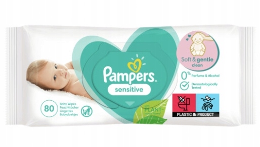 chusteczki pampers sensitive 4x64