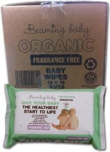 beaming baby organiczne chusteczki nawilżane