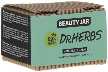 Beauty Jar Dr.Herbs ziołowy balsam do ust 15ml