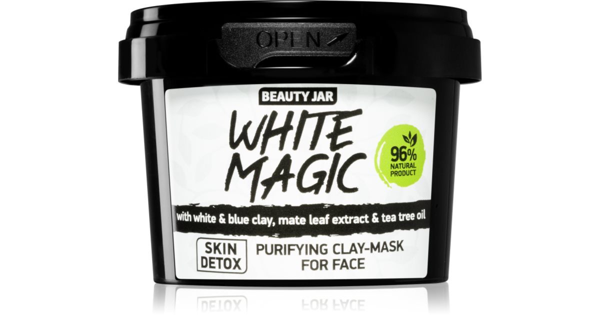 Beauty Jar White Magic oczyszczająca maseczka glinkowa do twarzy 125g