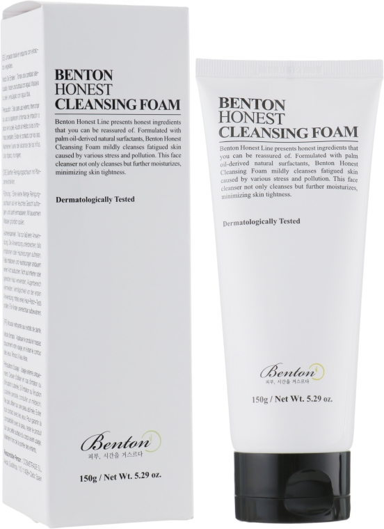 benton łagodna pianka do mycia twarzy honest cleansing foam wizaż