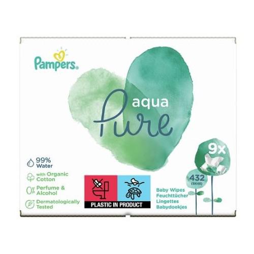 pampers chusteczki nawilżające aqua pure opinie