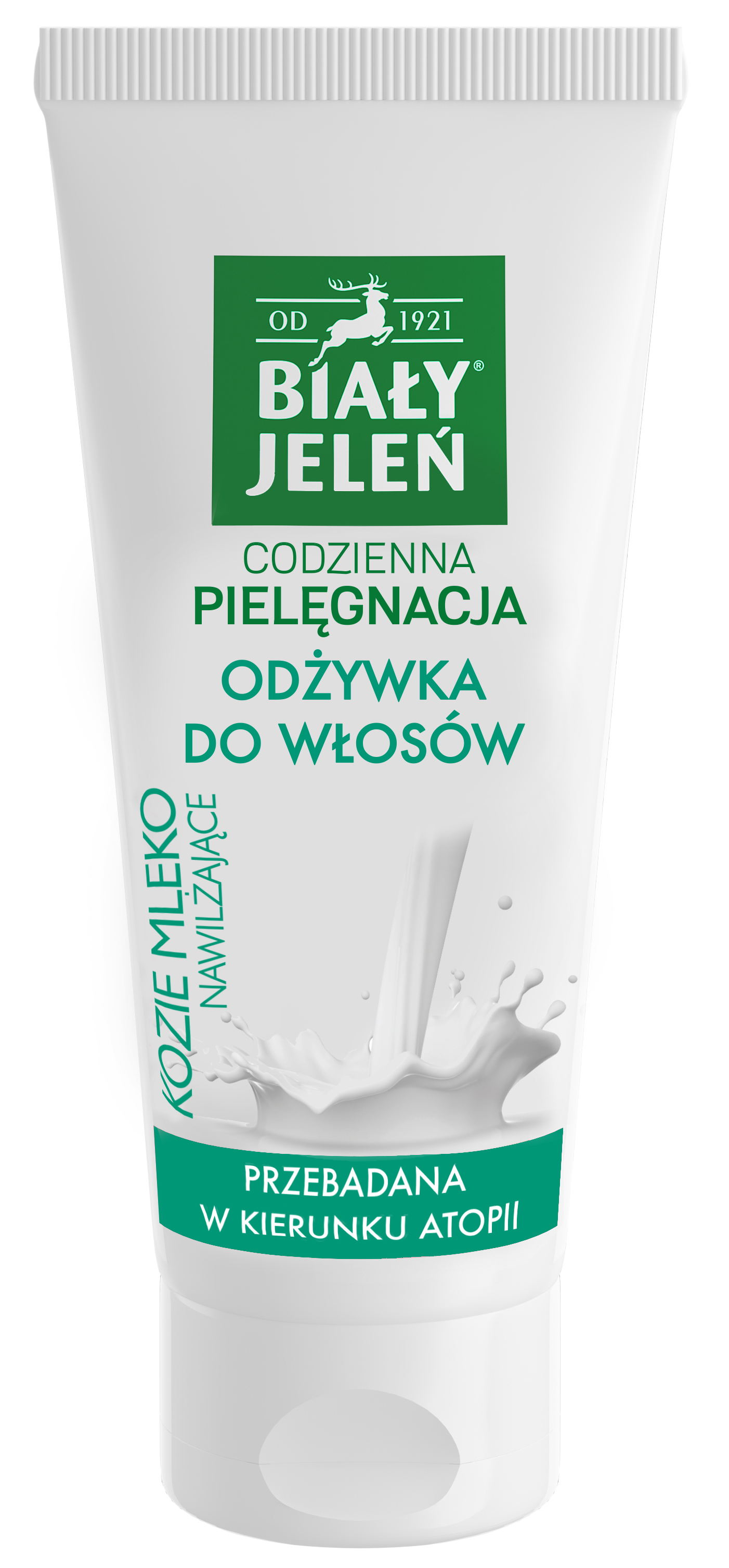 biały jeleń kozie mleko hipoalergiczna odżywka do włosów