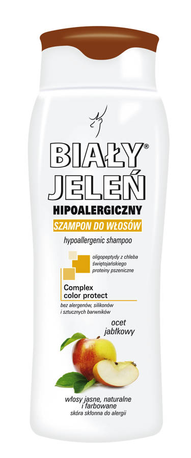 biały jeleń szampon hipoalergiczny z octem jabłkowym