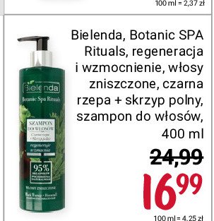 bielenda szampon czarna rzepa