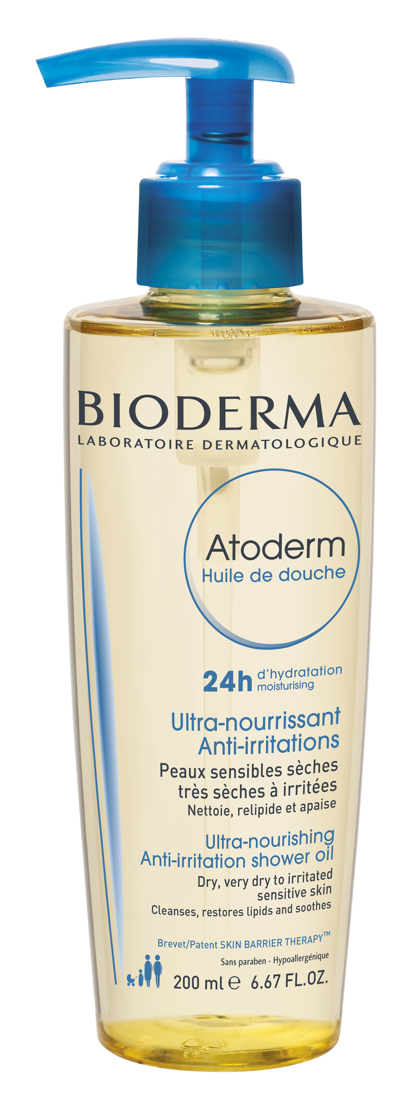 bioderma płyn do mycia twarzy atoderm huile de douche