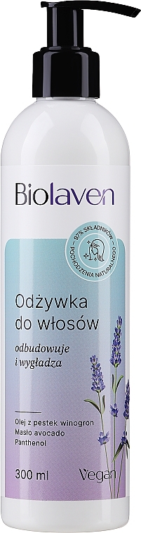 biolaven organic winogron lawenda nawilżająco-wygładzająca odżywka do włosów