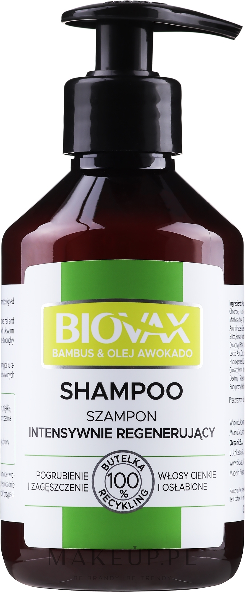 biovax bambus awokado szampon