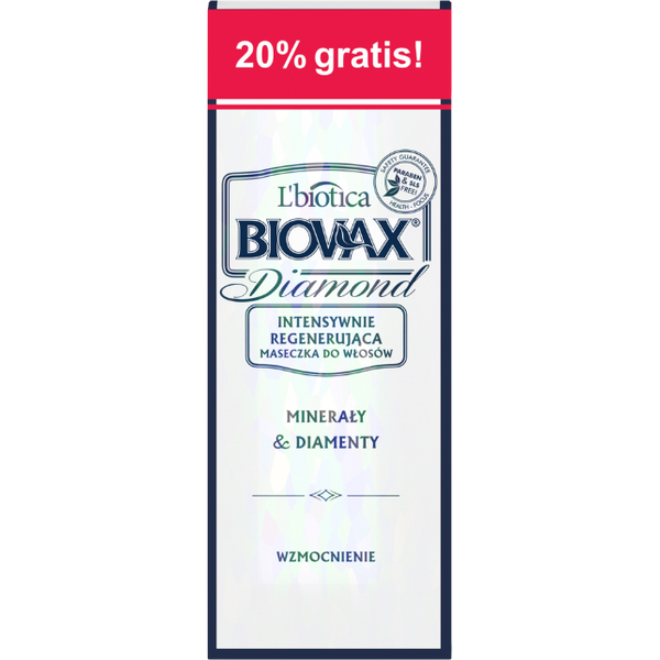 biovax diamond regenrujaca odżywka do włosów