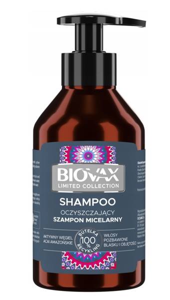 biovax limited collection oczyszczający szampon micelarny