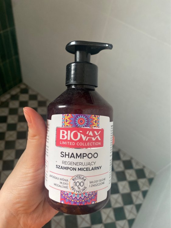 biovax limited collection szampon japońska wiśnia & mleko migdałowe 200ml