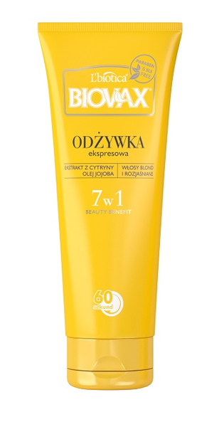 biovax odżywka bb do włosów blond 60 sekund 7w1