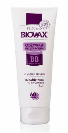 biovax odżywka bb do włosów ciemnych