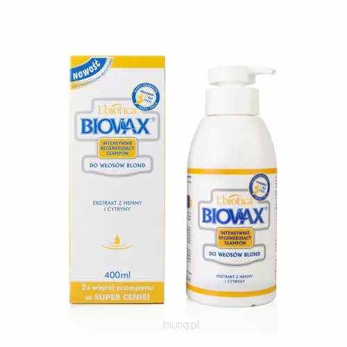 biovax opinie szampon do włosów blond