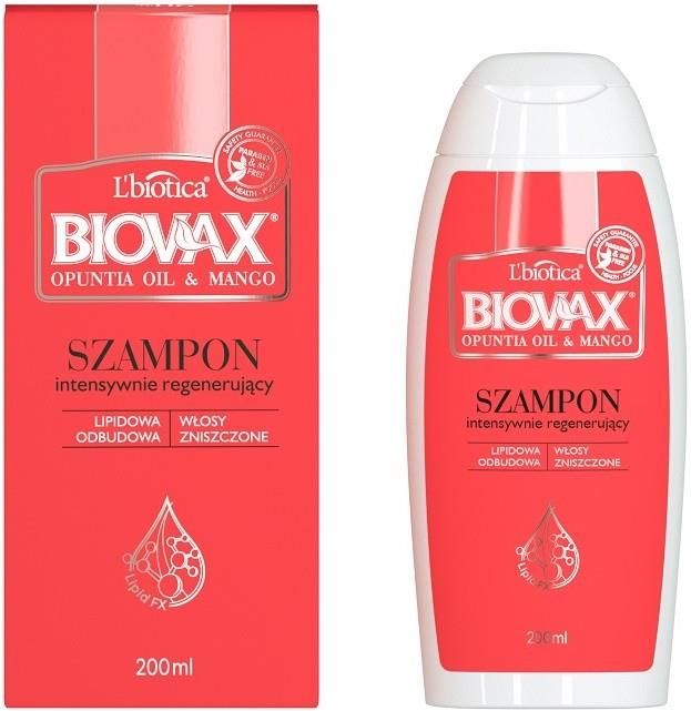 biovax opuntia oil & mango suchy szampon