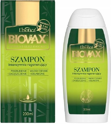 biovax szampon bambus i awocado