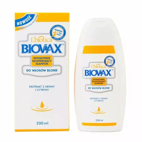 biovax szampon do włosów blond