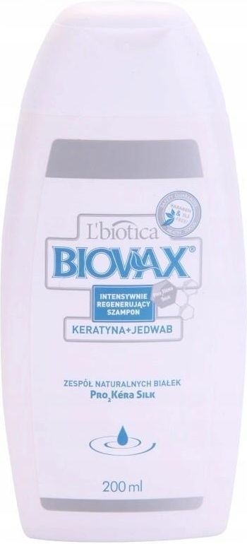 biovax szampon keratyna jedwab skład