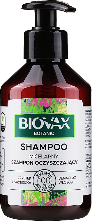 biovax szampon micelarny czystek