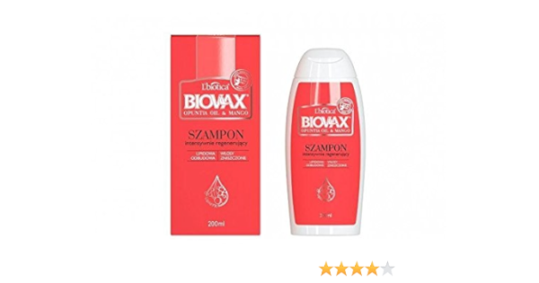 biovax szampon opuntia oil & mango