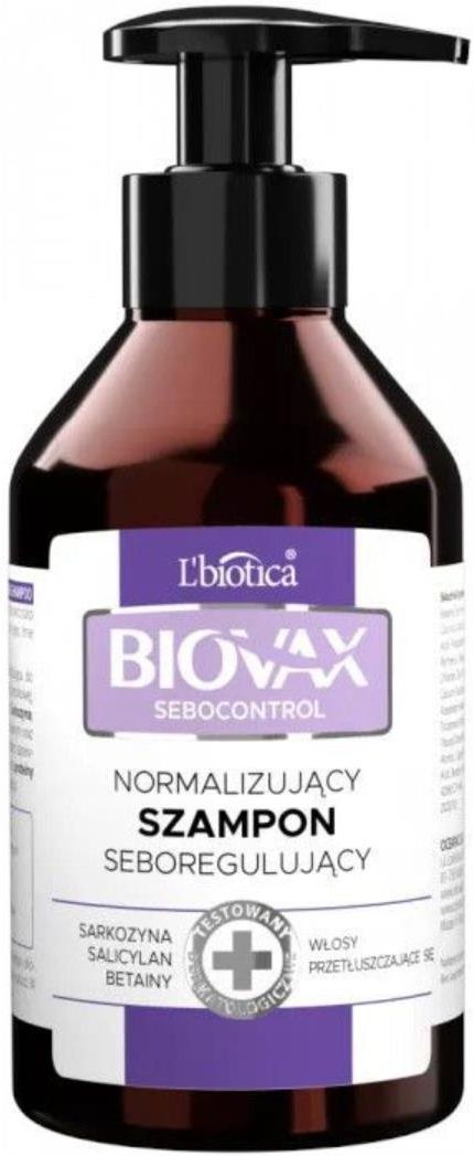 biovax szampon przetluszczajace