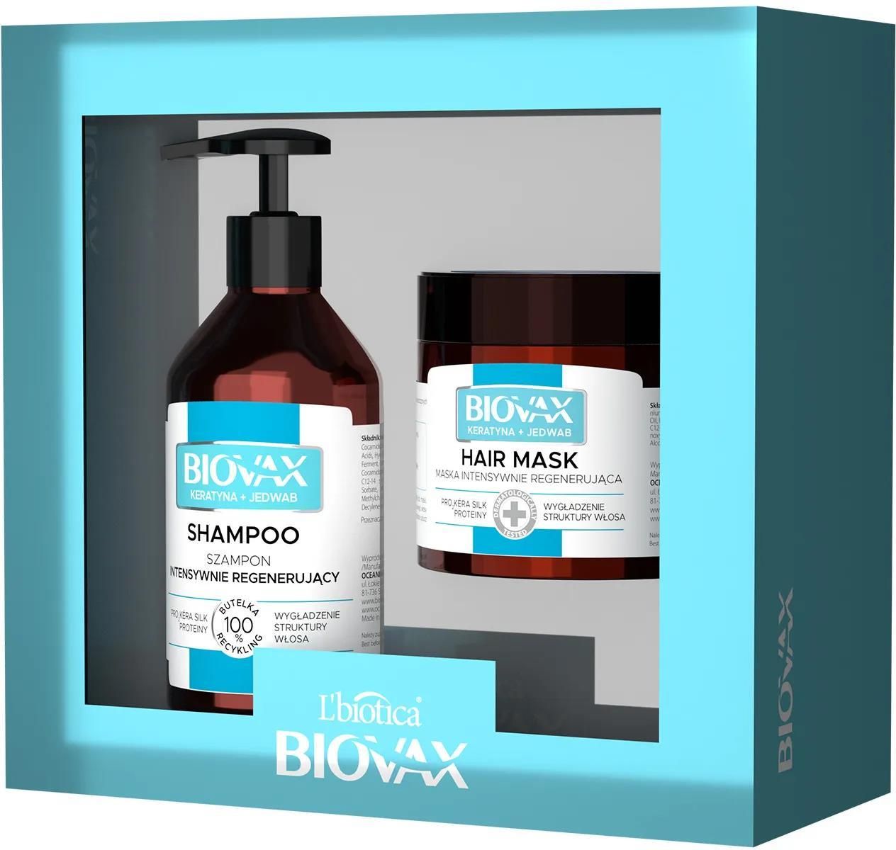 biovax szampon xxl keratyna jedwab 400 ml