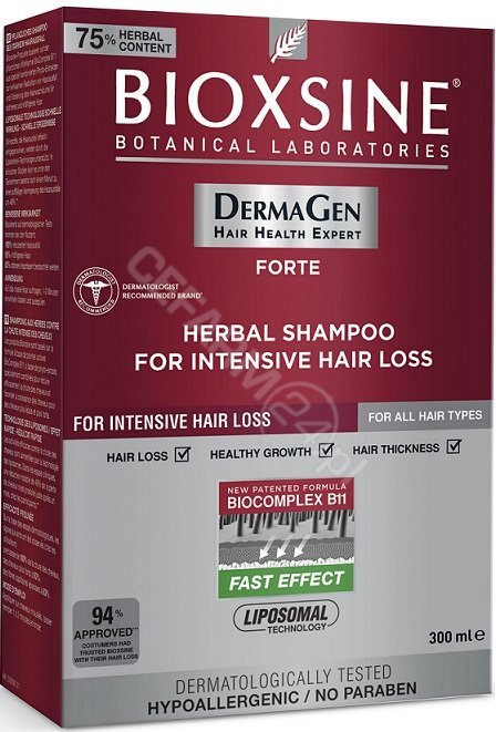 bioxsine dermagen forte szampon 300 ml