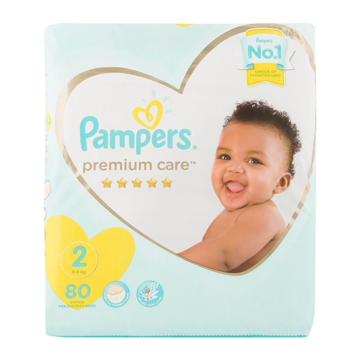 pampers premium care 2 new baby 80 sztuk