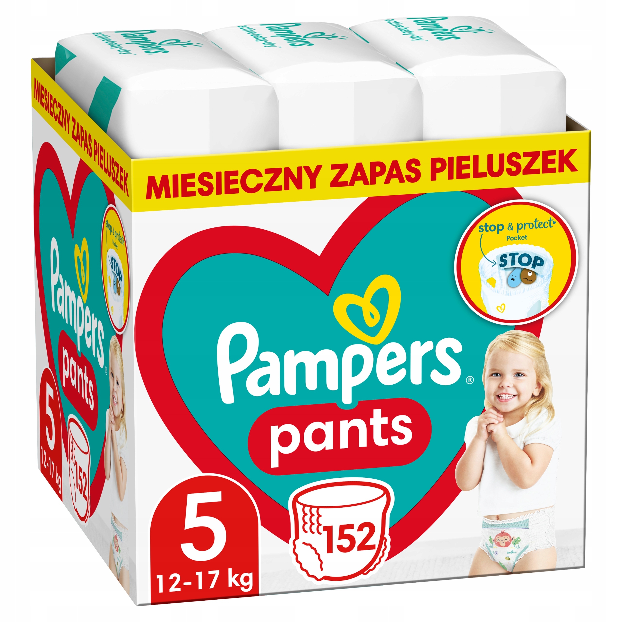 miesięczny zapas pieluszek pampers