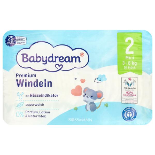 babydream pieluchy 2 sztuki