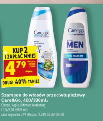 szampon care&go przeciwłupieżowy z odżywką