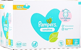 chusteczki pampers sensitive 12x52