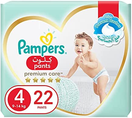 pampers premium care pants 4 22szt