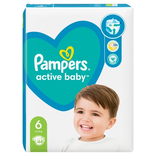 pampers active baby 6 44 szt