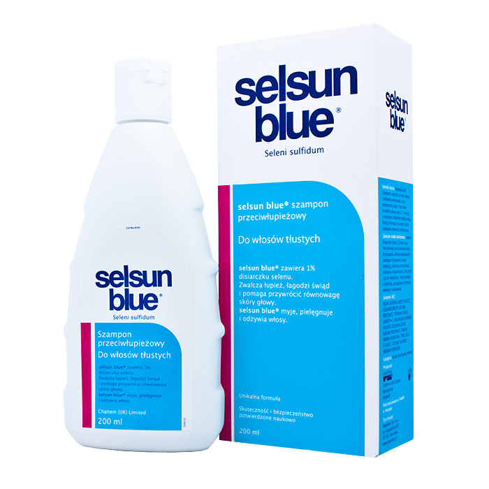 selsun blue szampon do włosów tłustych 200 ml