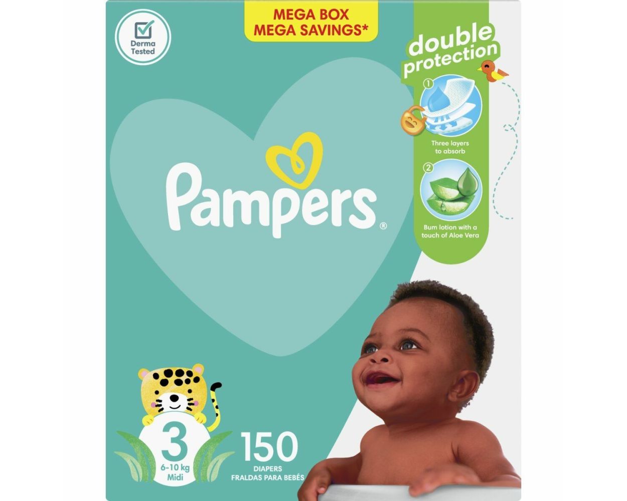 pampers active baby 3 mega pack