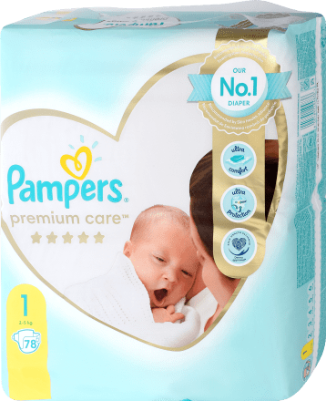 pampers premium care 1 78 ks