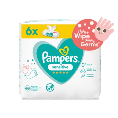 pampers sensitive 6x56