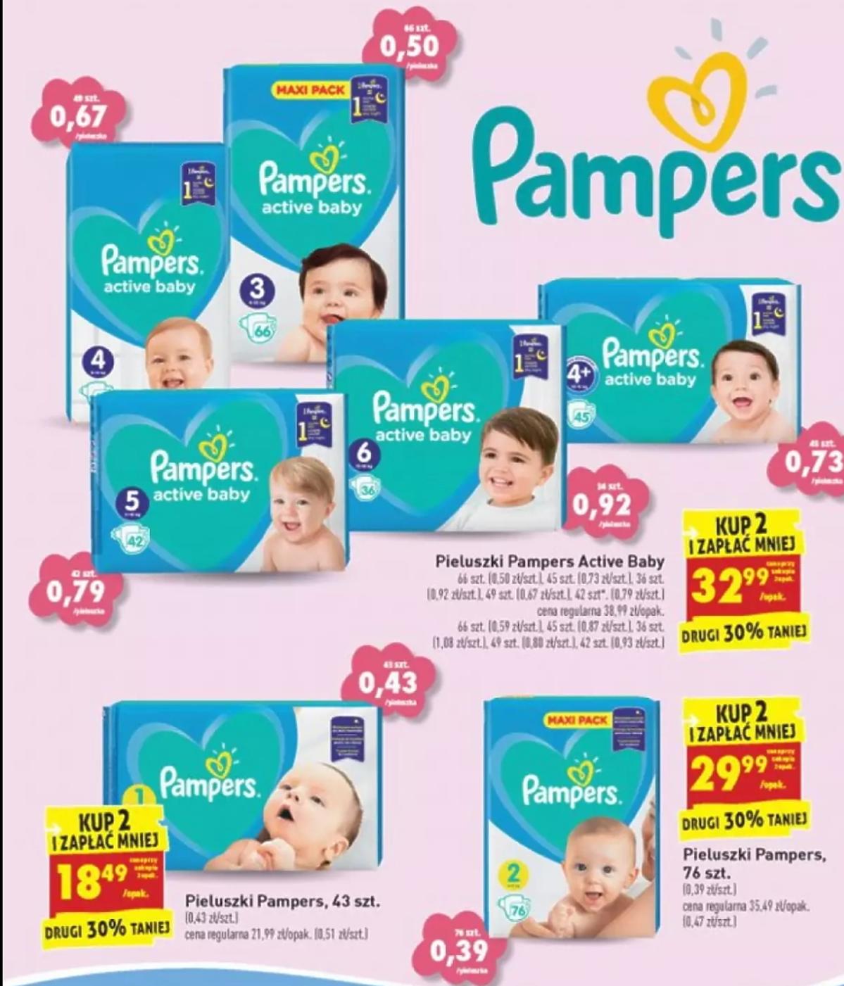 gdzie promocje pampers