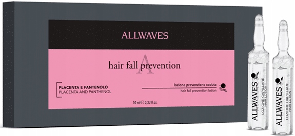 zestaw allwaves placenta 12 ampułek po 10ml szampon 1l