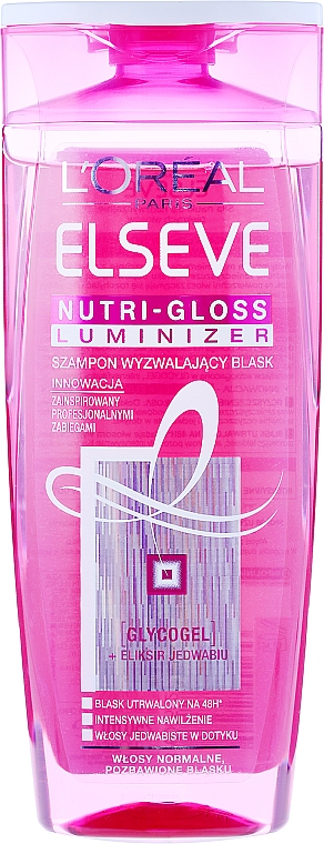 szampon loreal elseve nutri gloss luminizer 400 ml